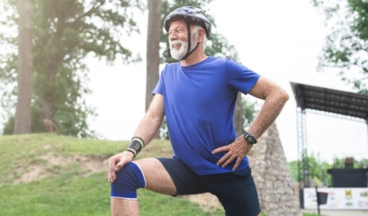 A Man Reducing His Risk Of Heart Disease Through Physical Activity